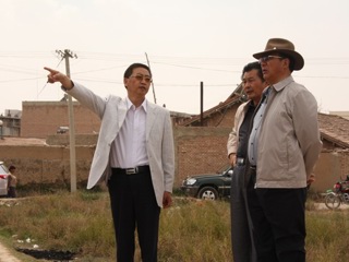 县人民政府华旦县长赴城北新区视察调研