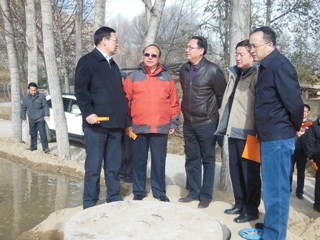 省水利厅陈兴龙厅长一行来我县实地调研
