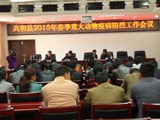 共和县召开2015年春季重大动物疫病防控工作会议