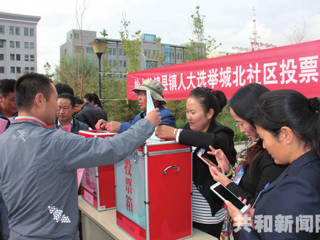 换届选举进展顺利 选民投票积极有序