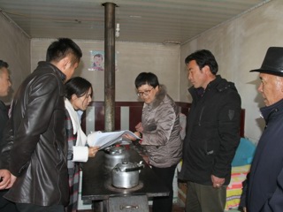县人民政府副县长李文兰赴部门乡镇实地督查全国第三次农业普查前期准备工作开展情况