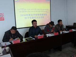 找准问题认真查摆  深刻剖析共同进步----龙羊峡镇党委召开领导班子专题民主生活会