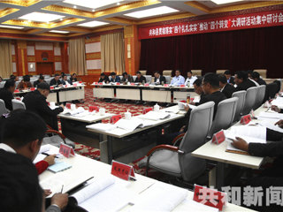 共和县委中心组召开贯彻“四个扎扎实实”推动“四个转变”调研成果研讨会