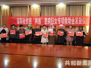 两癌救助项目惠及城镇特困妇女