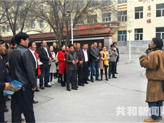 果洛州玛沁县创建工作观摩团莅临共和县观摩学习民族团结进步创建工作