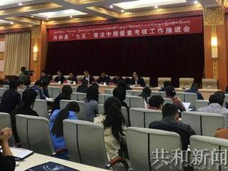 共和县召开“七五”普法中期督查考核工作推进会