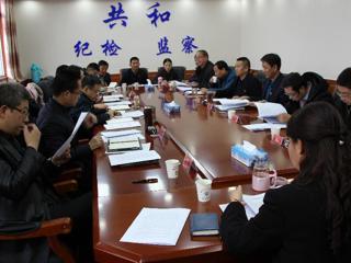 省纪委副书记、监委副主任赵浩明一行到共和县调研指导工作