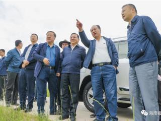 张文魁赴共和县调研宁茶城际铁路和通航产业园选址情况