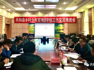 共和县召开乡村少年宫项目学校工作交流推进会