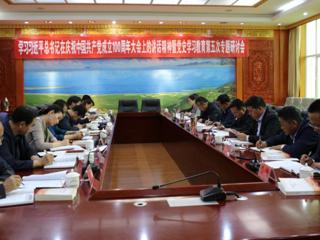 县委理论学习中心组集体学习研讨习近平总书记在庆祝中国共产党成立一百周年大会上的重要讲话精神