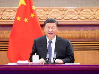 习近平同法国德国领导人举行视频峰会