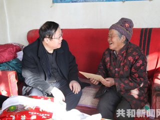 共和县开展县级各大班子领导春节前走访慰问送温暖活动