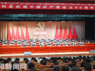 共和县召开庆祝中国共产党成立95周年大会

