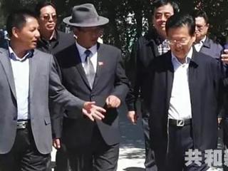 中央环保督察组一行莅临共和县铁盖乡上合乐寺村检查指导工作