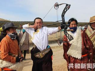 共和县举办2018年迎新春“民族团结创建杯”传统射箭大赛