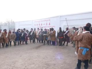 弯弓搭箭比竞技 百步穿杨庆新春——共和县恰卜恰镇各村开展射箭活动